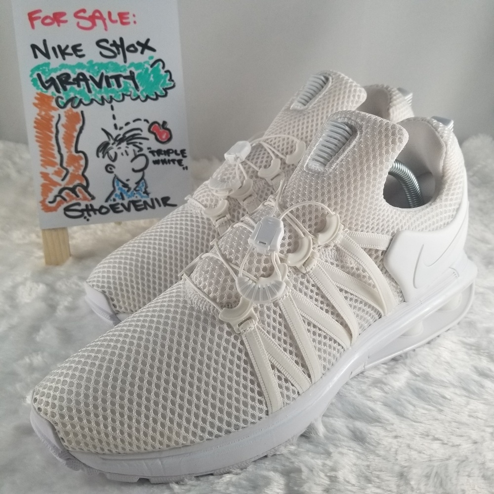 Nike Shox Gravity - Triple White